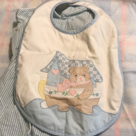 House Of Hatten Inc. Boys Onesie And Matching Bib